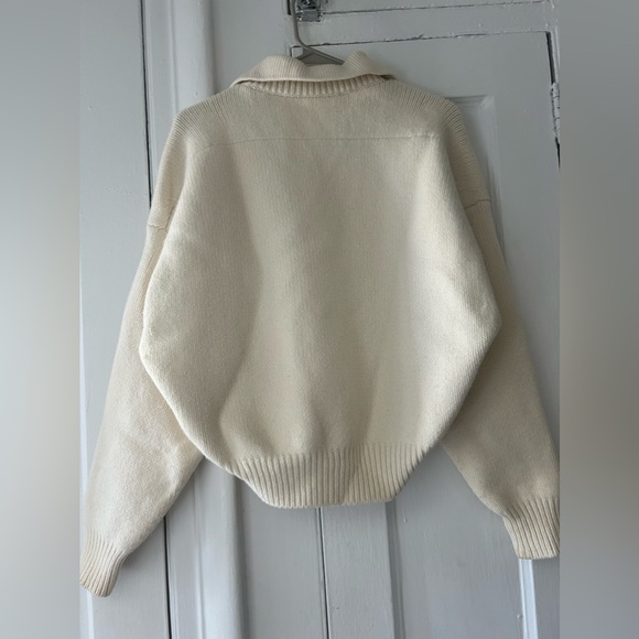 Alexander Wang Chunky Wool Collared Sweater- Size M - Picture 9 of 9